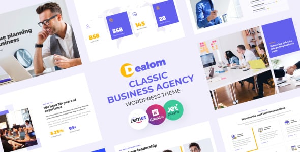 классическое бизнес-агентство wordpress elementor theme