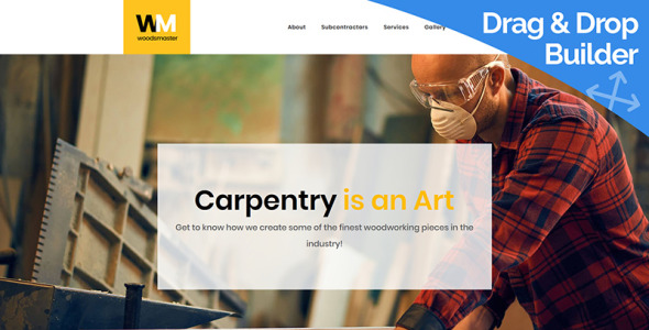 шаблон carpenter &amp; handyman moto cms 3