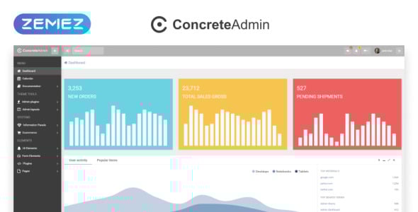 чистый шаблон администратора панели мониторинга