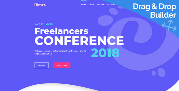 шаблон конференции moto cms 3