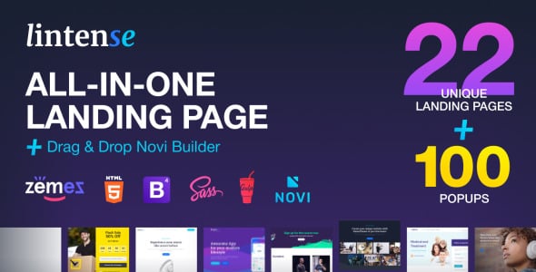 универсальный шаблон целевой страницы