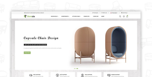 тема storezia prestashop