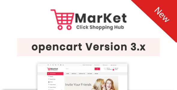 Market  Multipurpose Theme OpenCart Template