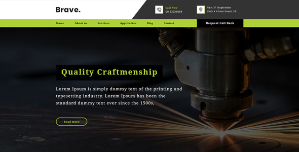 PSD шаблон на тему консалтинг