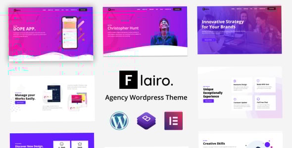 отзывчивое агентство wordpress тема