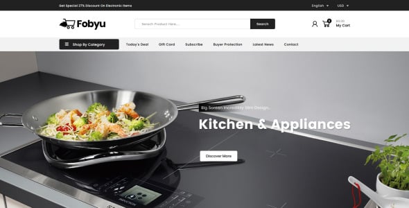 кухонная техника тема prestashop