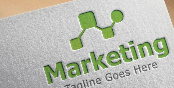 Шаблон логотипа на тему графика