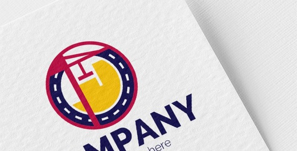 Шаблон логотипа на тему графика