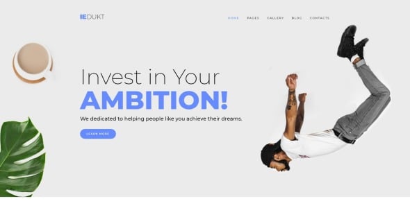 образование многостраничный креативный шаблон joomla