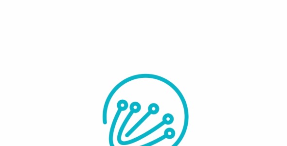 Шаблон логотипа на тему графика