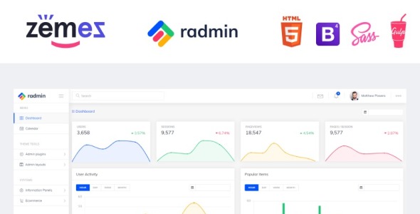 многофункциональный шаблон администратора clean dashboard admin template