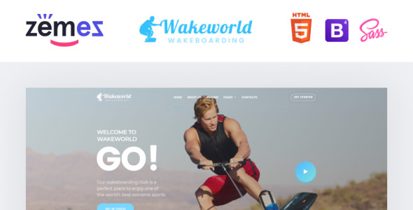 серфинг многостраничный креативный html шаблон сайта