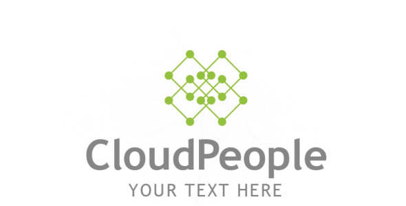 Шаблон логотипа на тему графика