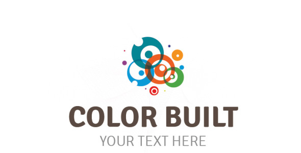 Шаблон логотипа на тему графика