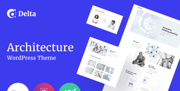 архитектура минимальная тема wordpress elementor