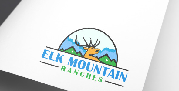 Шаблон логотипа на тему графика