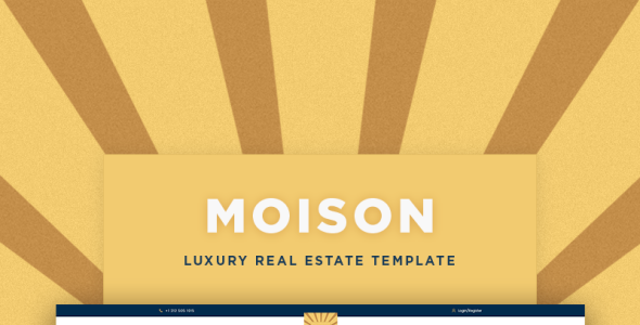 moison real estate luxury wordpress тема