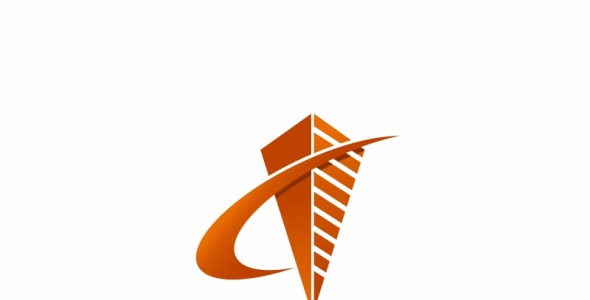 Шаблон логотипа на тему графика