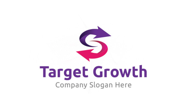 Шаблон логотипа на тему графика