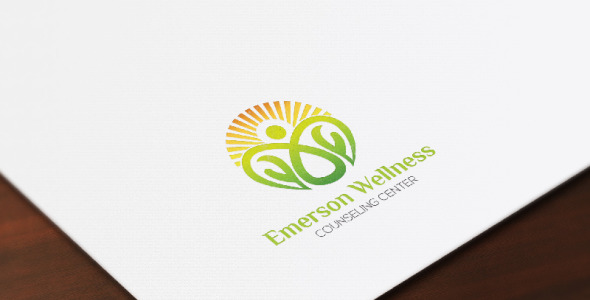 Шаблон логотипа на тему графика