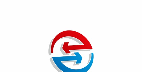 Шаблон логотипа на тему графика