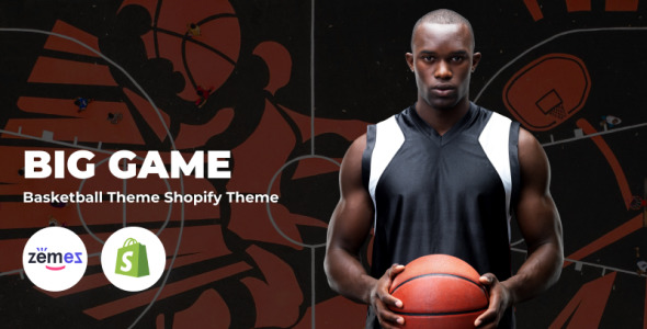 баскетбольная тема shopify