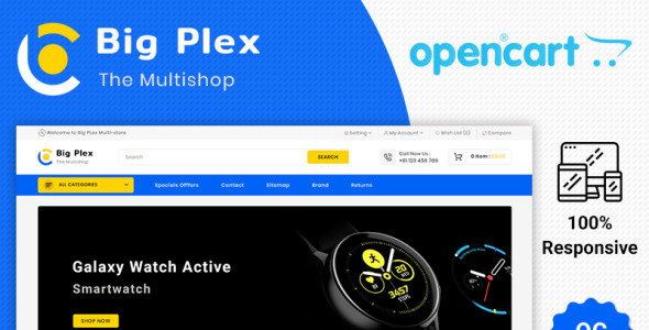Big Plex Multipurpose Responsive OpenCart Template