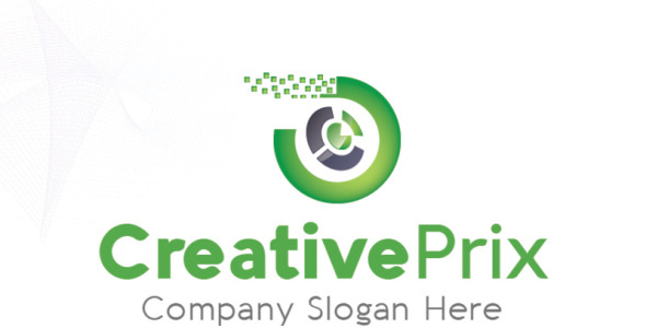 Шаблон логотипа на тему графика