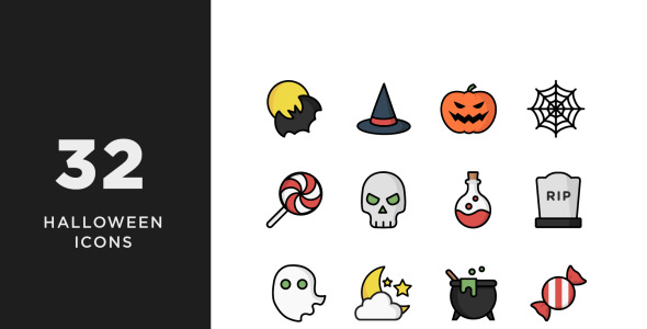 Набор иконок на тему графика