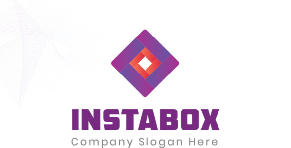 Шаблон логотипа на тему графика