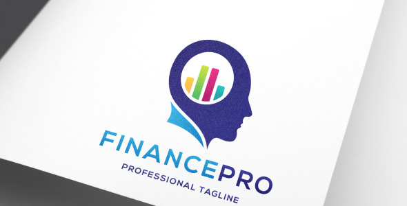 Шаблон логотипа на тему графика