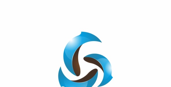 Шаблон логотипа на тему графика