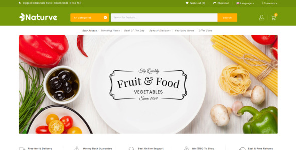 шаблон opencart овощехранилища