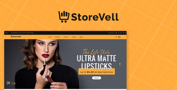 косметика shopify тема