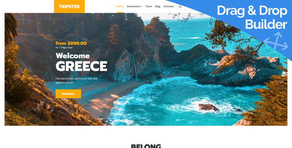 шаблон tourism moto cms 3