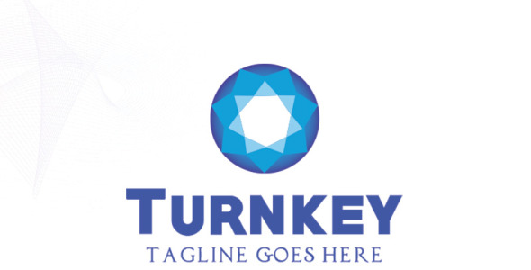 Шаблон логотипа на тему графика