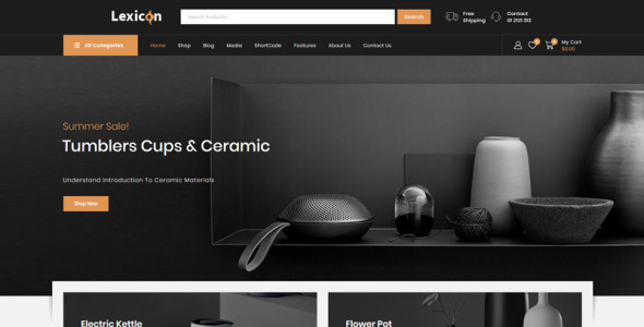 тема art and gallery shop woocommerce