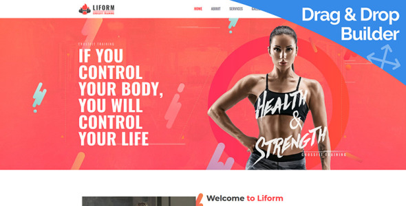 Best Crossfit Moto CMS 3 Template
