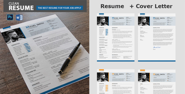 Адаптивный Резюме на тему графика