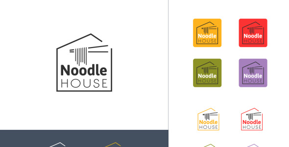 Шаблон логотипа на тему графика