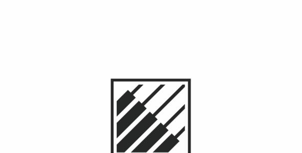 Шаблон логотипа на тему графика