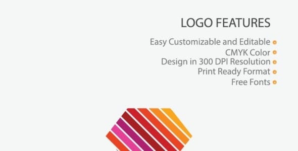 Шаблон логотипа на тему графика