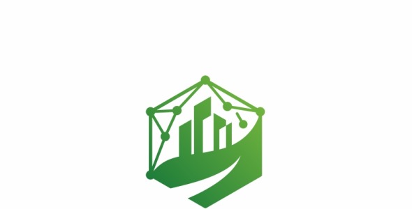 Шаблон логотипа на тему графика