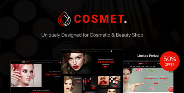 тема cosmetic &amp; beauty shopify