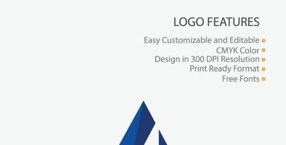 Шаблон логотипа на тему графика