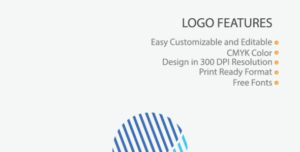 Шаблон логотипа на тему графика