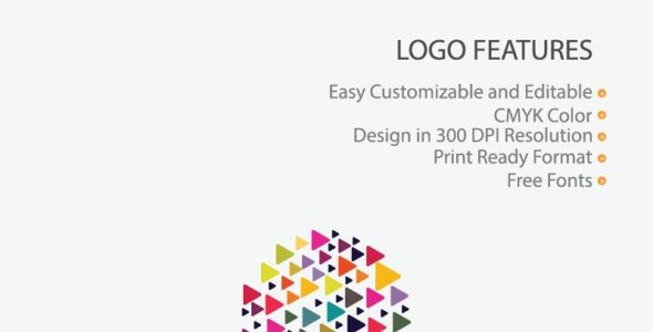 Шаблон логотипа на тему графика