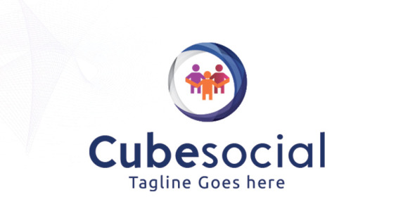 Шаблон логотипа на тему графика