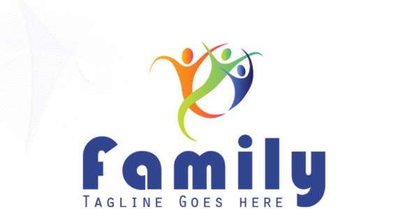 Шаблон логотипа на тему графика