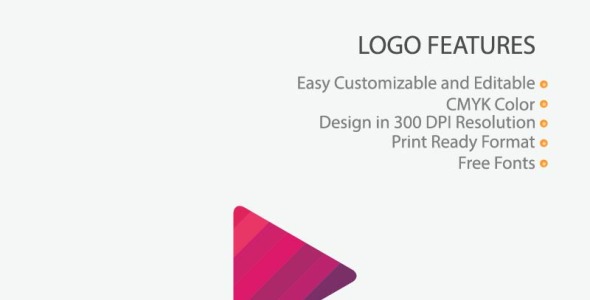 Шаблон логотипа на тему графика